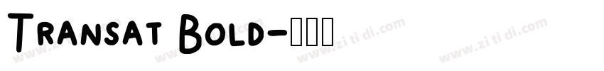 Transat Bold字体转换